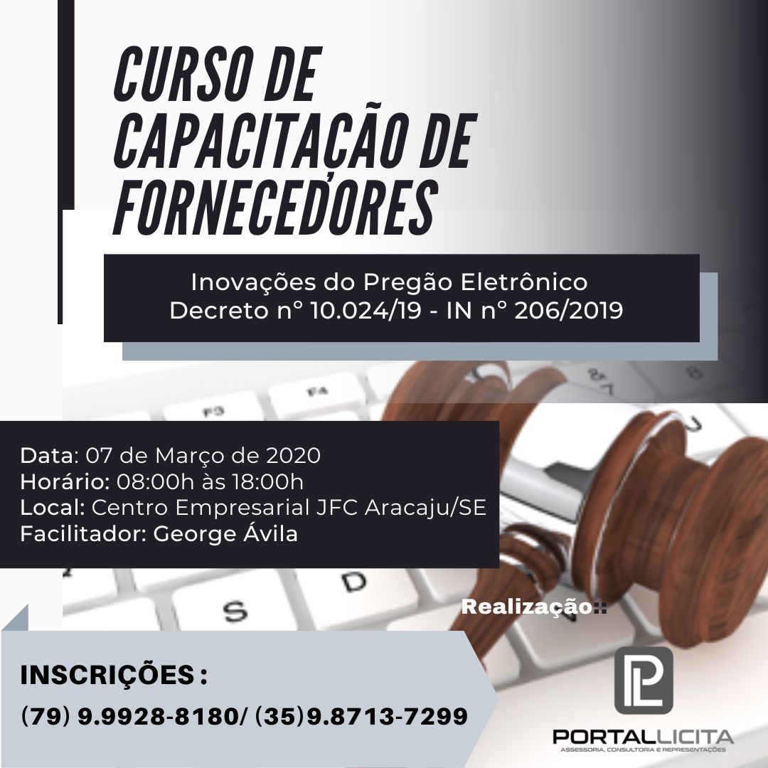 Curso de Capacitação de Fornecedores