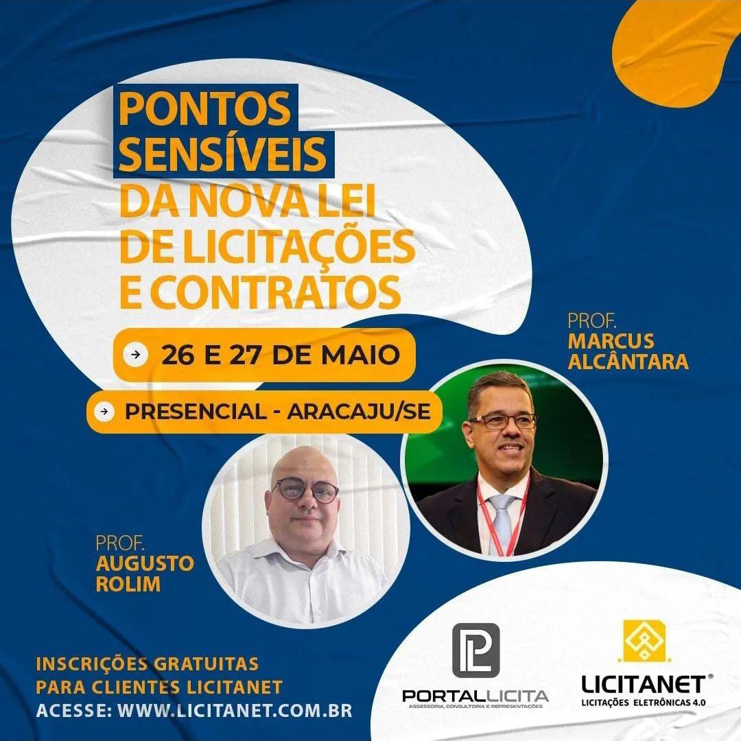 Curso Pontos Sensíveis da Nova Lei de Licitações e Contratos